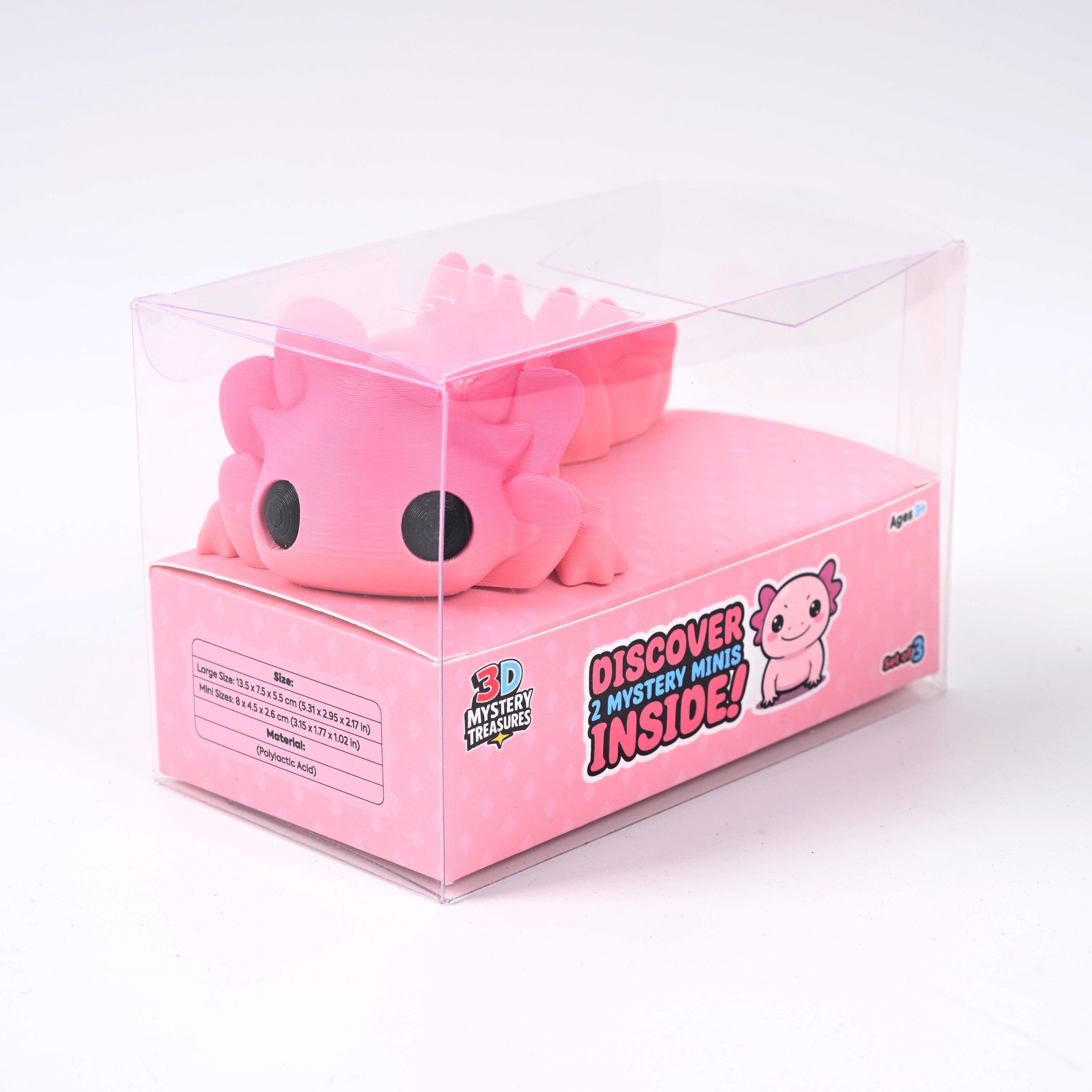 3D Mystery Treasures: Axolotl Fidget Simple Exclusive 