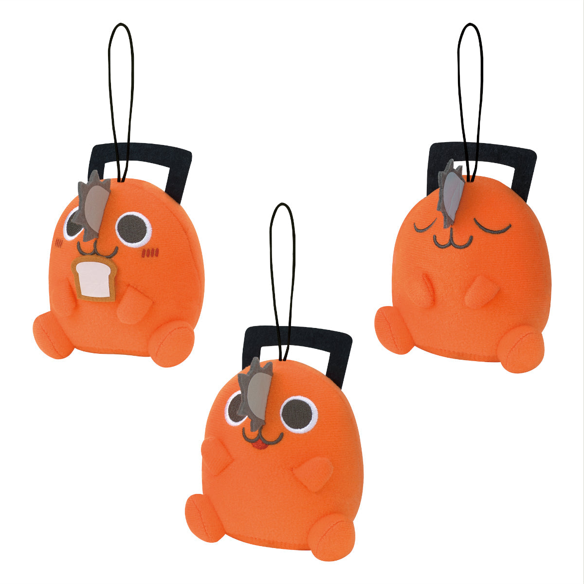 Chainsaw Man Pochita 8" Sitting Plush Toy Hanger (1pc) Style Ships Assorted
