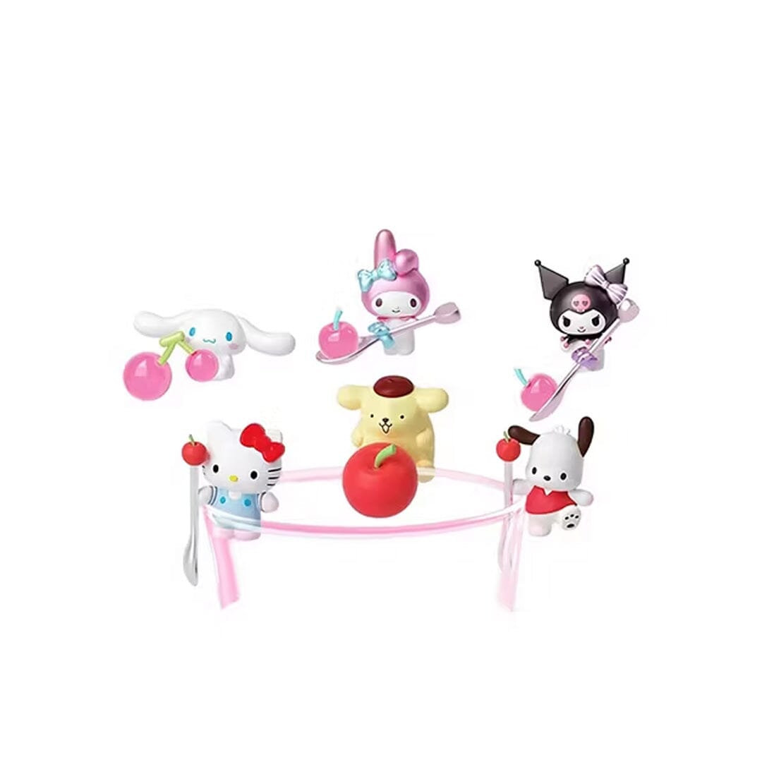 Sanrio: Hello Kitty & Friends Cheries Series Collectible Figurine Blind Box Simple Hello Kitty 