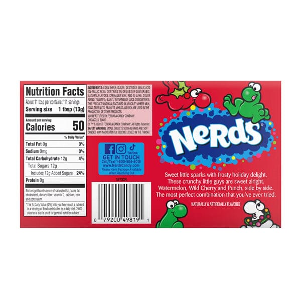 Nerds Candy Frosty Theatre Box (5oz) Simple Nerds 