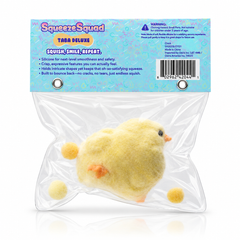 SqueezeSquad Taba Deluxe Premium Silicone Squishies® Fidget Toy - Fuzzy Chick