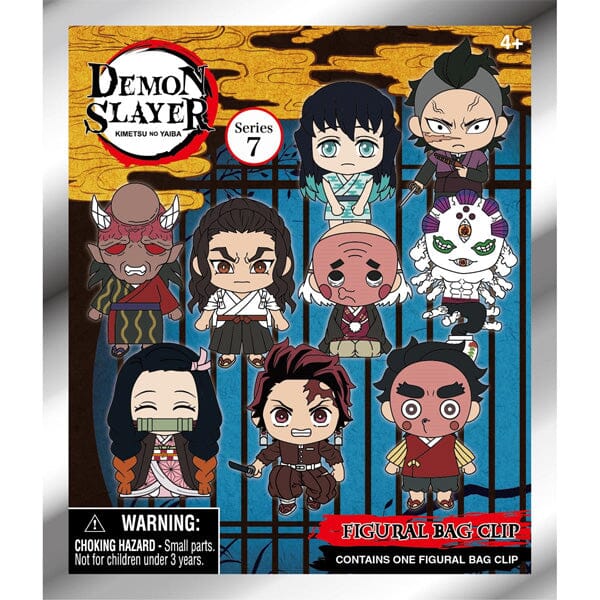 Demon Slayer: 3D Anime Bag Clip Series 7 Simple Demon Slayer 
