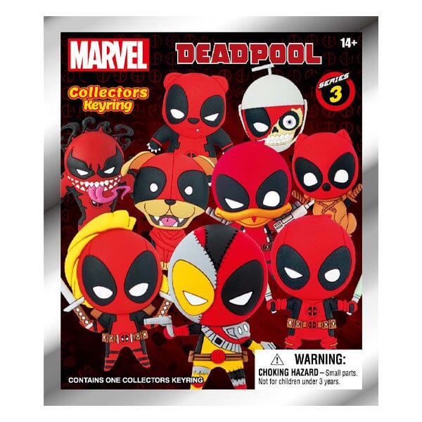 Deadpool 3D Anime Bag Clips Series 3 Simple Deadpool 