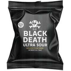 Mr. Simms Sweet Shoppe: Black Death Ultra Sour Hard Candy (Imported From England)