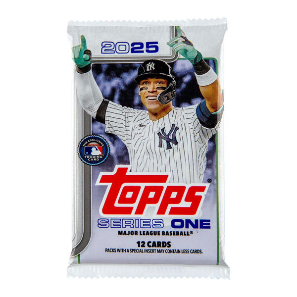 Topps Series One MLB Trading Card Blaster Pack 2025 (1 Pack of 12 Cards)