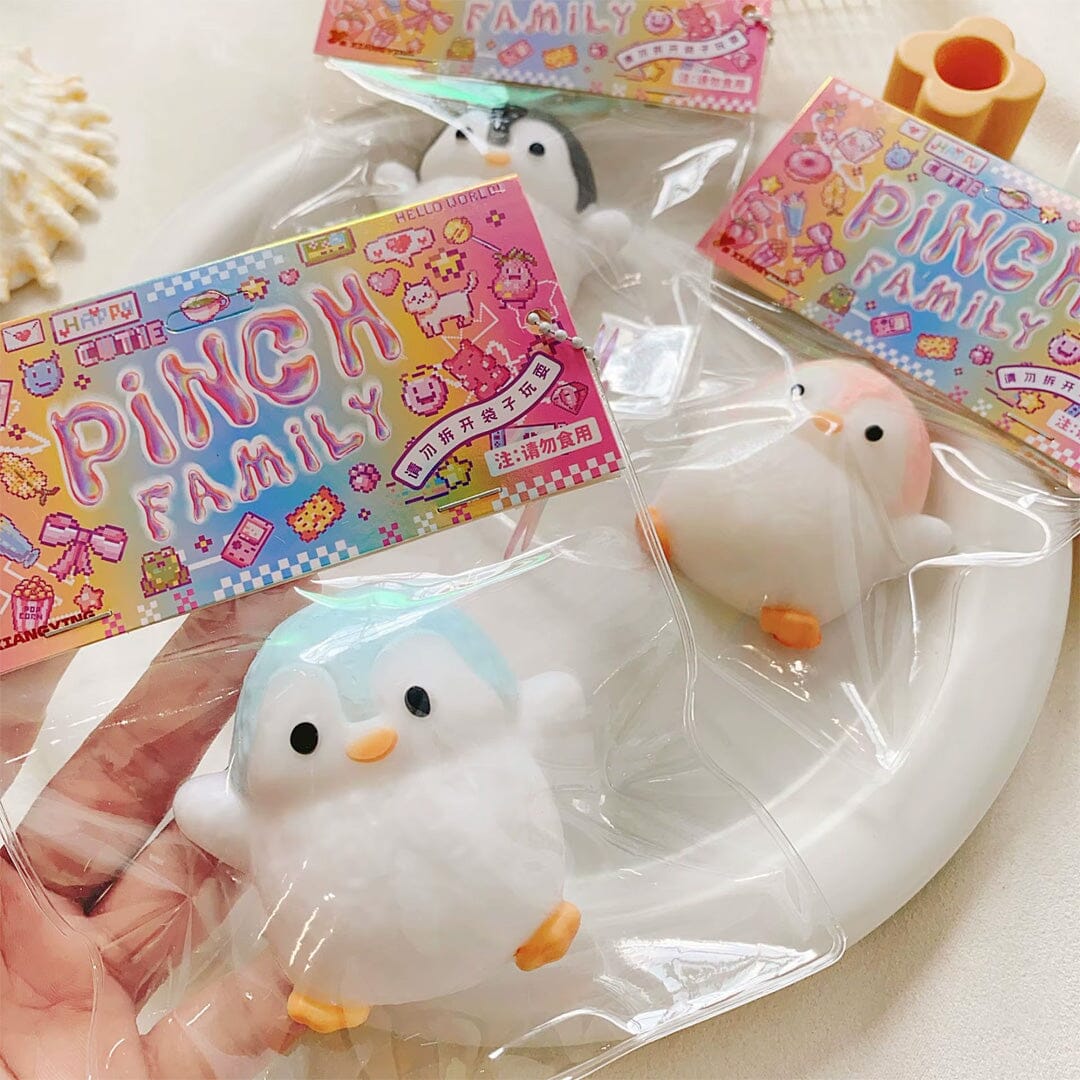Pinch Family: Taba Squishy Penguin Fidget (Assorted Styles) Simple Pinch Family 