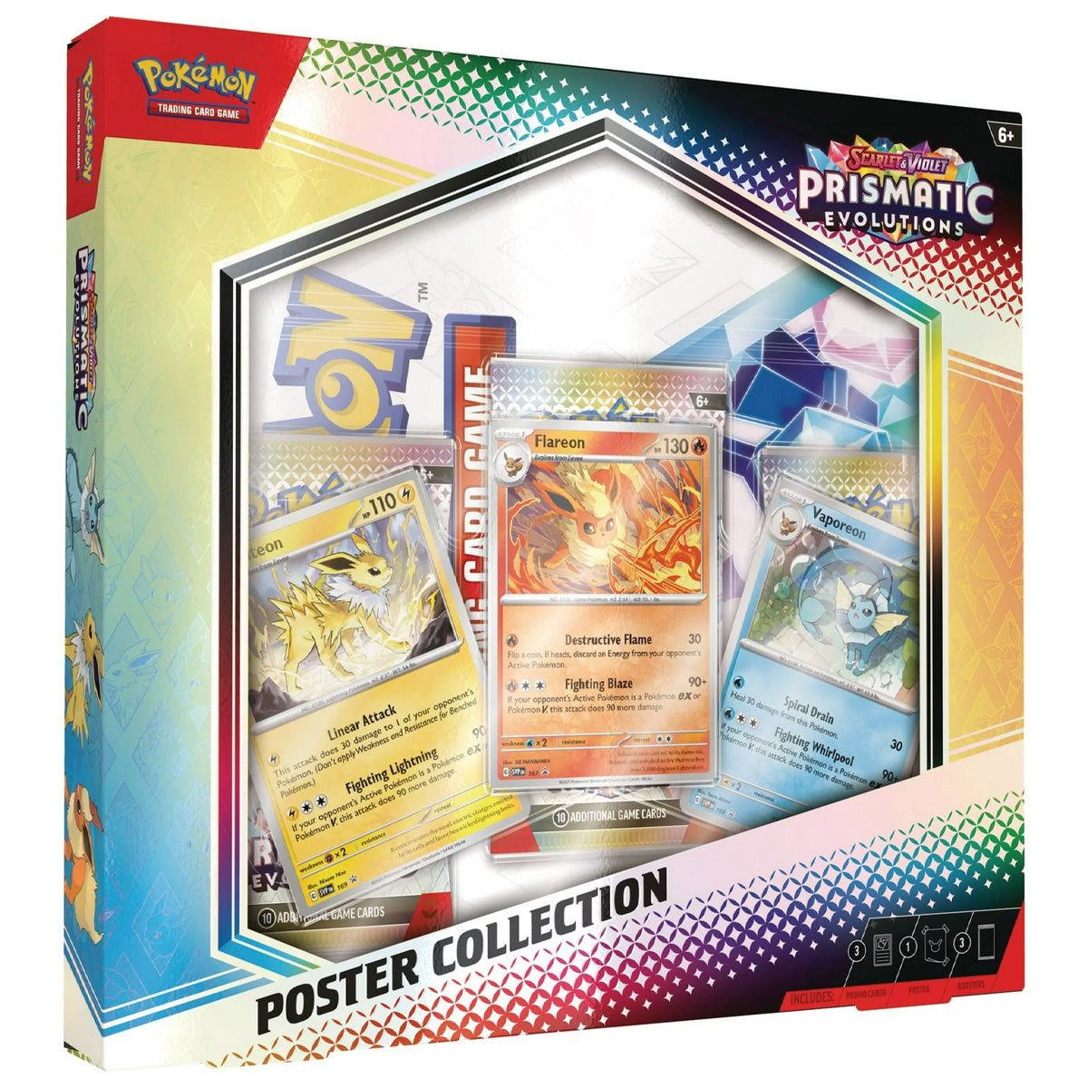 Pokémon TCG: Scarlet & Violet Prismatic Evolutions Poster Collection