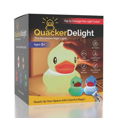 QuackerDelight: Decorative Rubber Ducky Night Light | Color Changing Simple Showcase 