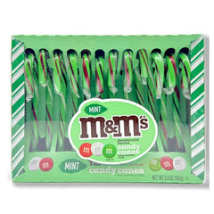 M&M's Mint Chocolate Candy Canes (5.3oz) Showcase 