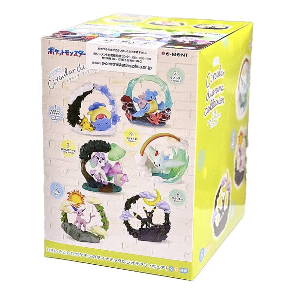 Re-Ment Pokémon: Circular Diorama Blind Box (1pc) Simple Re-Ment 