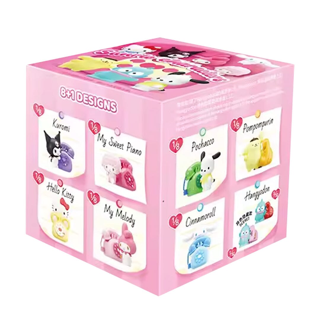 Sanrio: Hello Kitty & Friends Love Calling Series Collectible Figurine Blind Box Simple Hello Kitty 