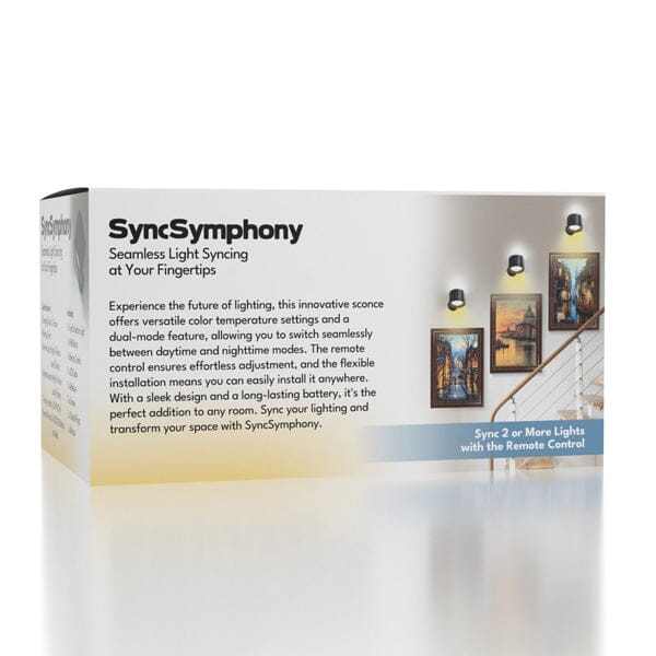 SyncSymphony: Magnetic LED Syncing Sconce Simple Showcase 