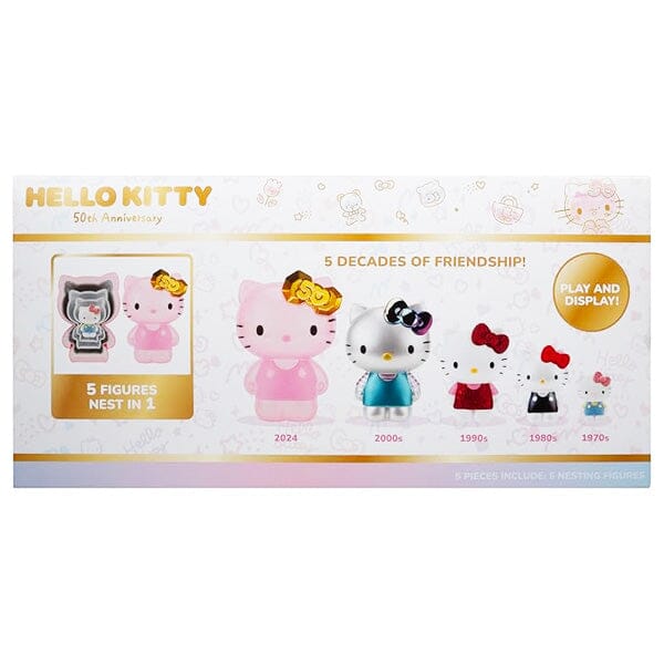 Sanrio: Hello Kitty and Friends 50th Anniversary Nesting Figures (5pc) Simple Hello Kitty 