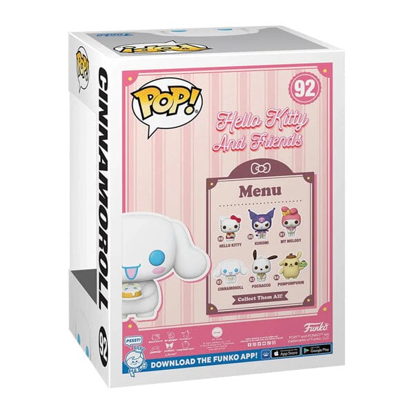 Funko POP! Sanrio: Hello Kitty and Friends | Cinnamonroll w/ Cake Simple Funko 