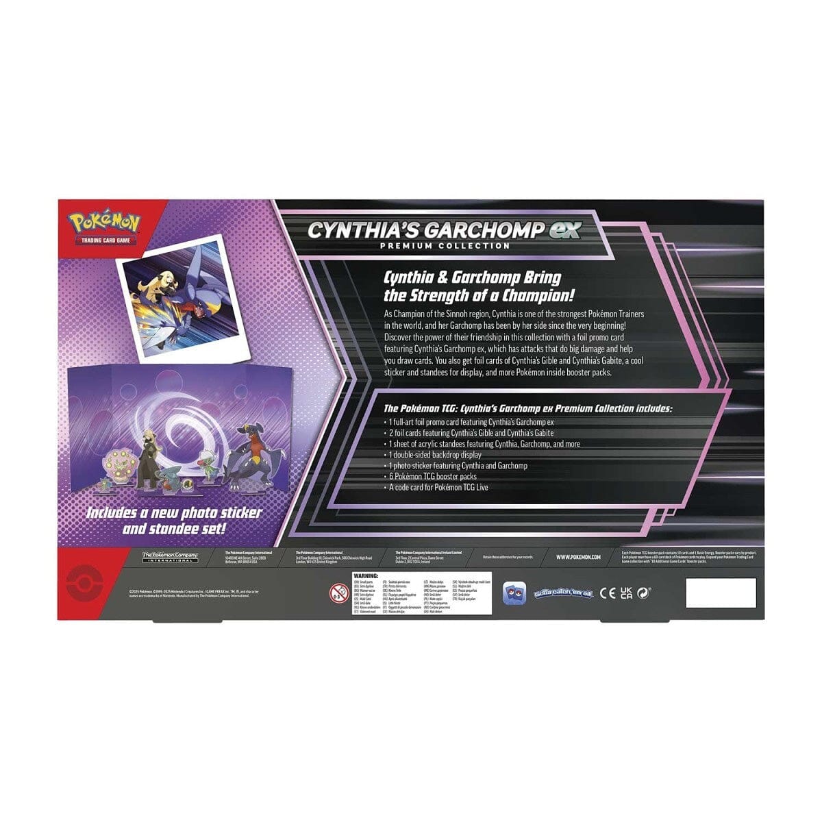 Pokémon TCG: Cynthia’s Garchomp ex Premium Collection Simple Pokémon 