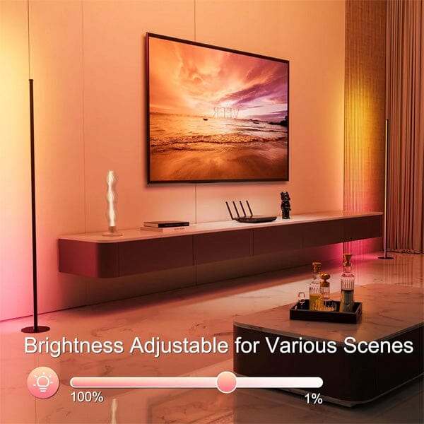 Pulsationz LED Corner Floor Light Simple Pulsationz 