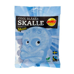 BUBS Godis: Cool Blueberry Sour Skulls Foam Candy (90g) Simple Showcase 