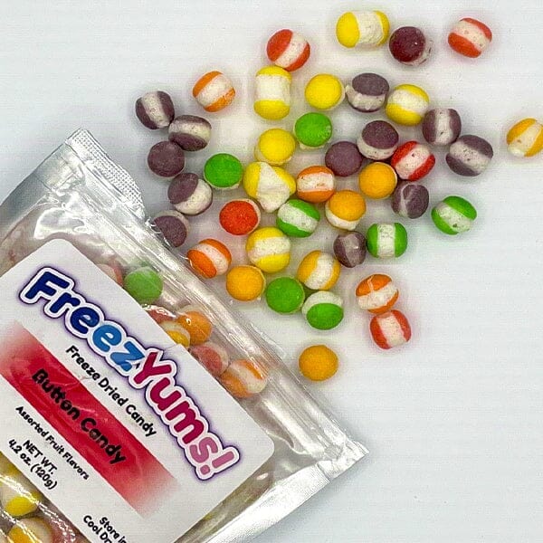 FreezYums! Freeze-Dried Button Candy (120g) Simple Showcase 