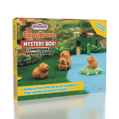 CapyCraze Mystery Box: Capybara Mystery Box (24Pcs) Simple Trendy Treasures 