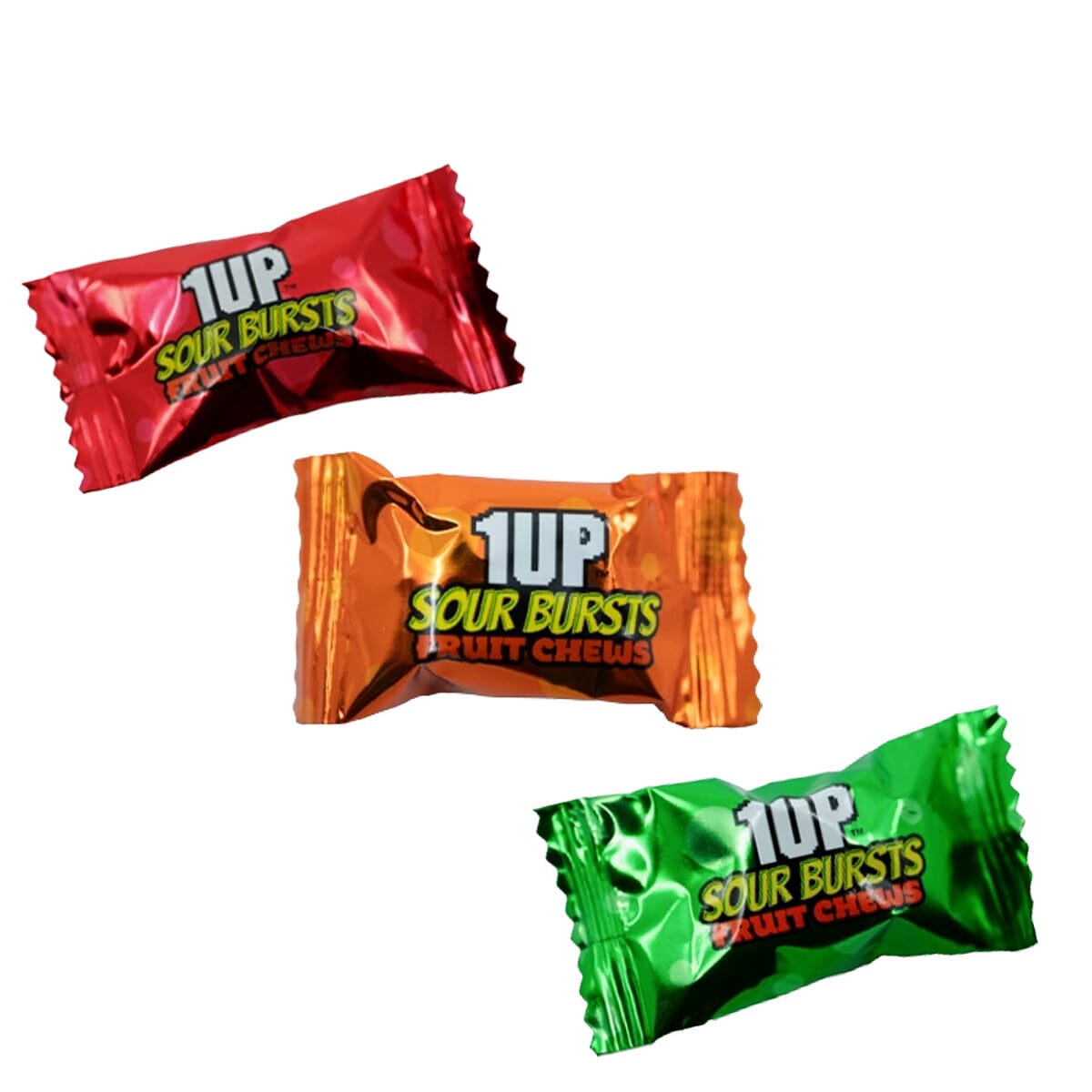1UP: Sour Bursts Fruit Chews Orange Pack Simple 1UP 