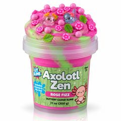 LIT Slime Animal Charms Collection Scented Slime Jar (7.1oz) Axolotl Zen
