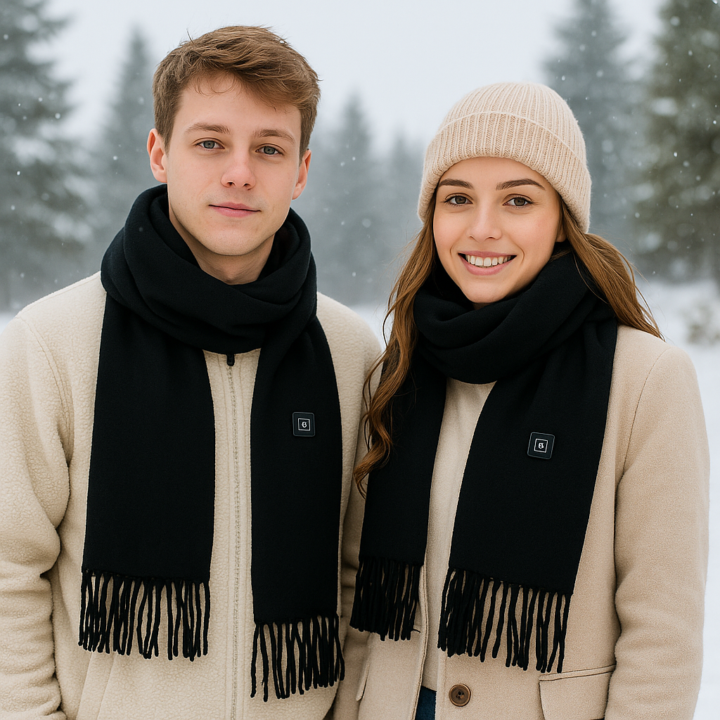 HeatMatez: Heated Scarf Exclusive Black 