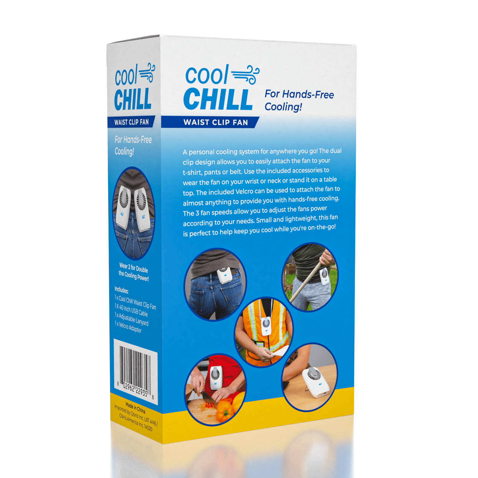 Cool Chill: Waist Clip Fan Simple Cool Chill 
