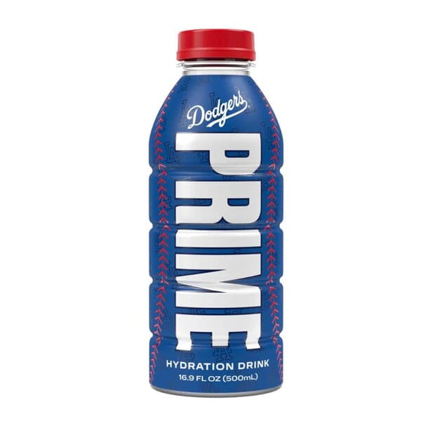 PRIME Hydration Drink By Logan Paul & KSI • Showcase Simple Showcase MLB LA Dodgers Limited Edition Ice Pop (Blue) 