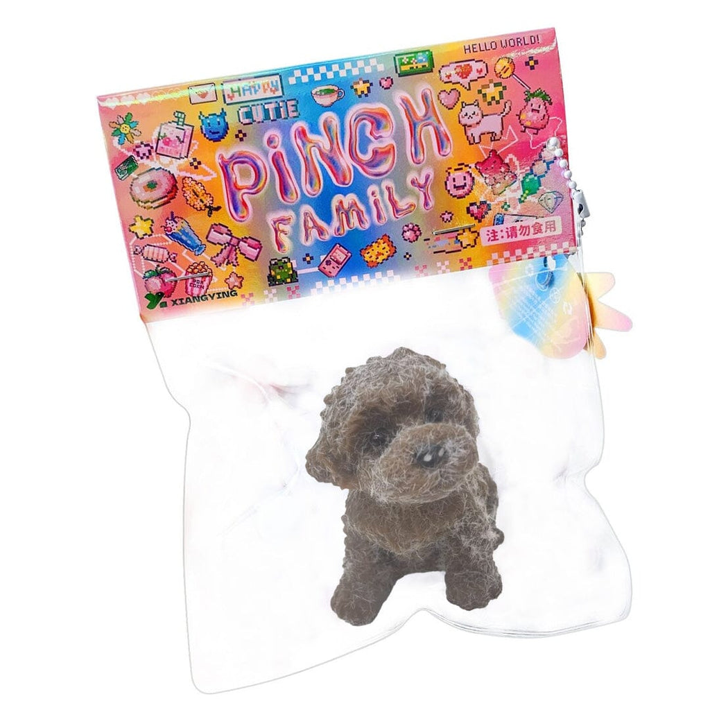 Pinch Family: Taba Squishies® Chocolate Brown Dog Fidget