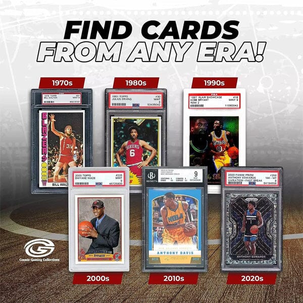 Cosmic Gaming Collections: NBA Trading Card Pack PSA or BGS Graded 7+ Simple Cosmic Gaming Collections 
