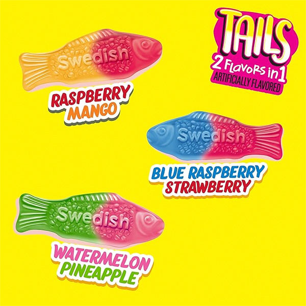 Swedish Fish Tails: 2 Flavors in 1 (3.6oz)