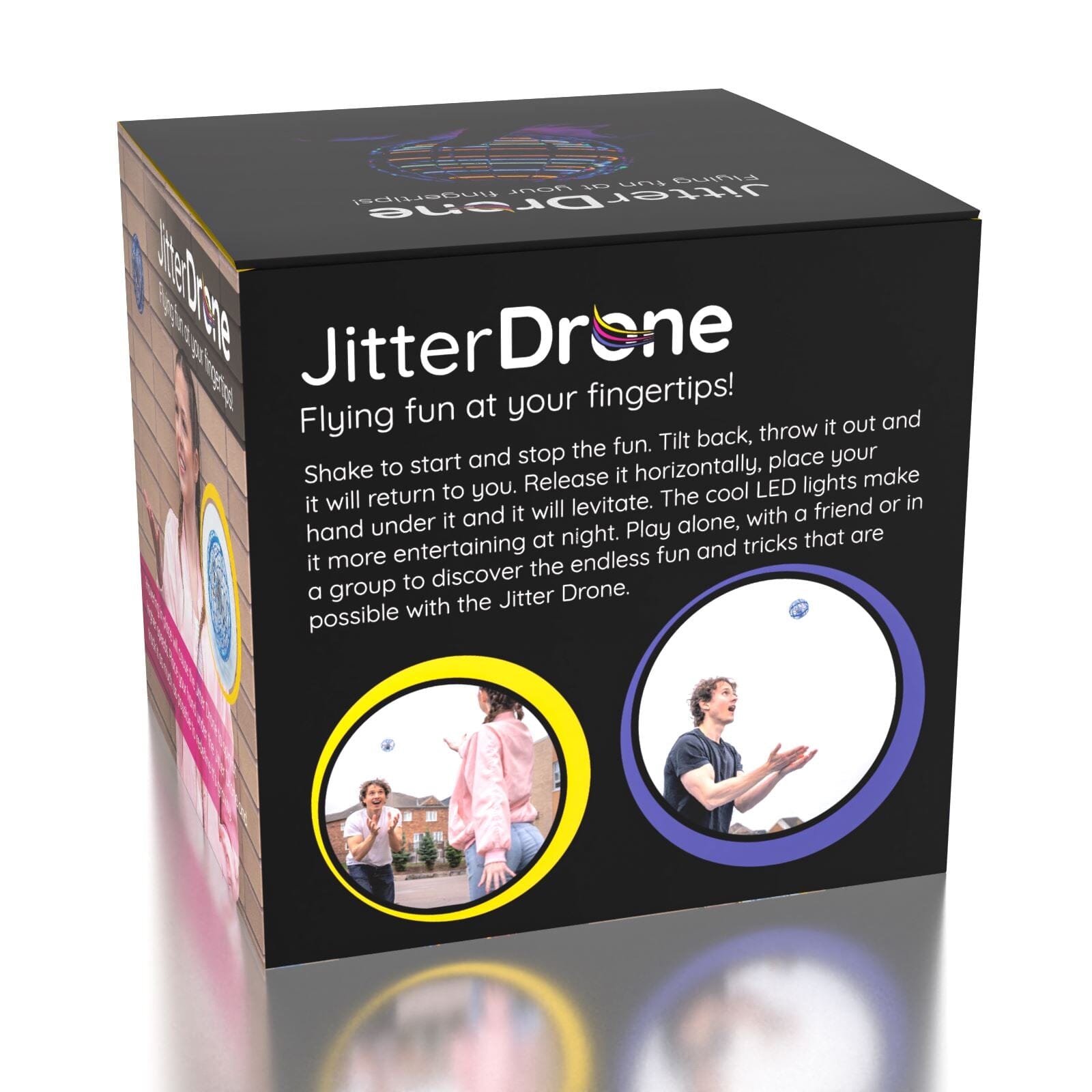 Jitter Drone | Flying LED Fidget Ball Simple Showcase 