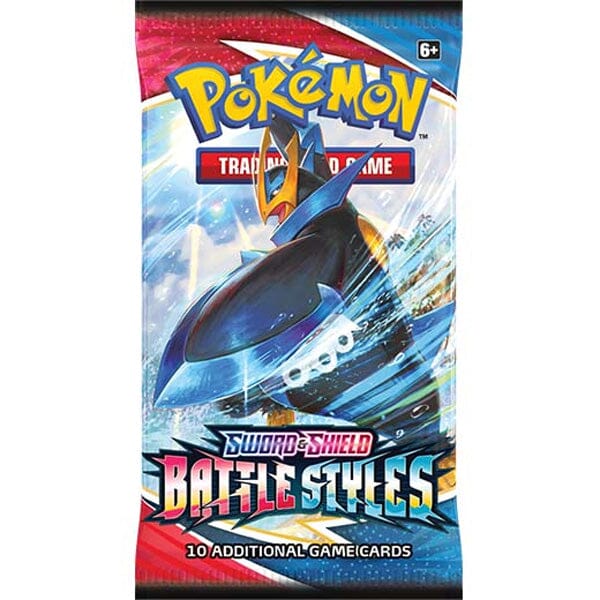Pokémon TCG: Sword & Shield Battle Styles Booster (1 Assorted Pack of 10 Cards) Simple Pokémon 
