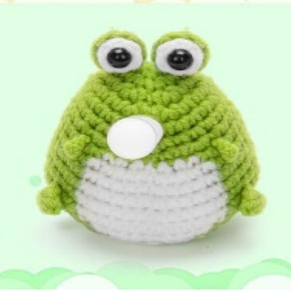 CalmiMates: Mini Emotional Support Crochet Plush Toy Collection (1pc) Multiple Styles Preorder Showcase Frog 