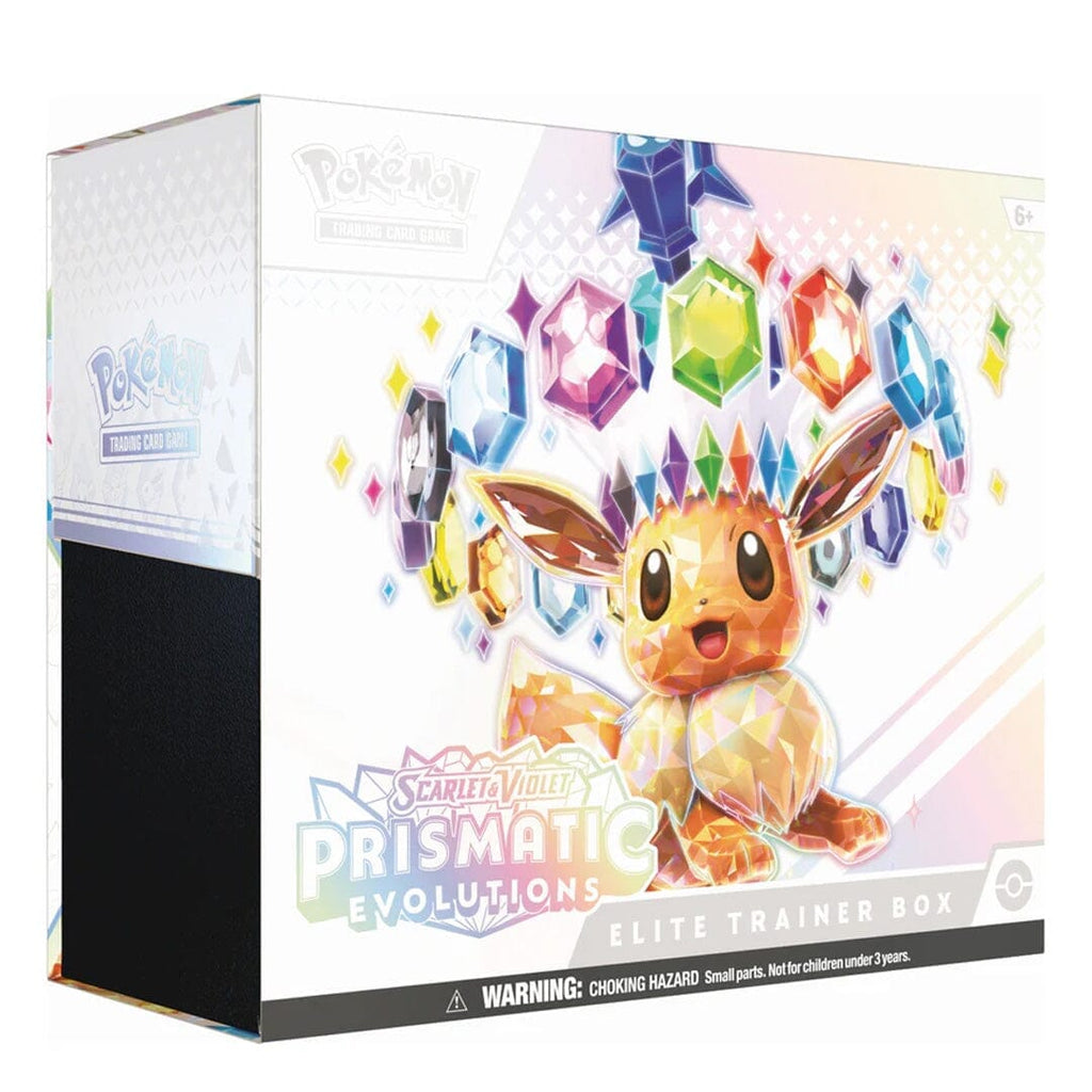 Pokémon TCG: Scarlet & Violet Prismatic Evolutions Elite Trainer Box –  Showcase USA