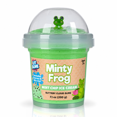 LIT Slime Animal Charms Collection Scented Slime Jar (7.1oz) Minty Frog
