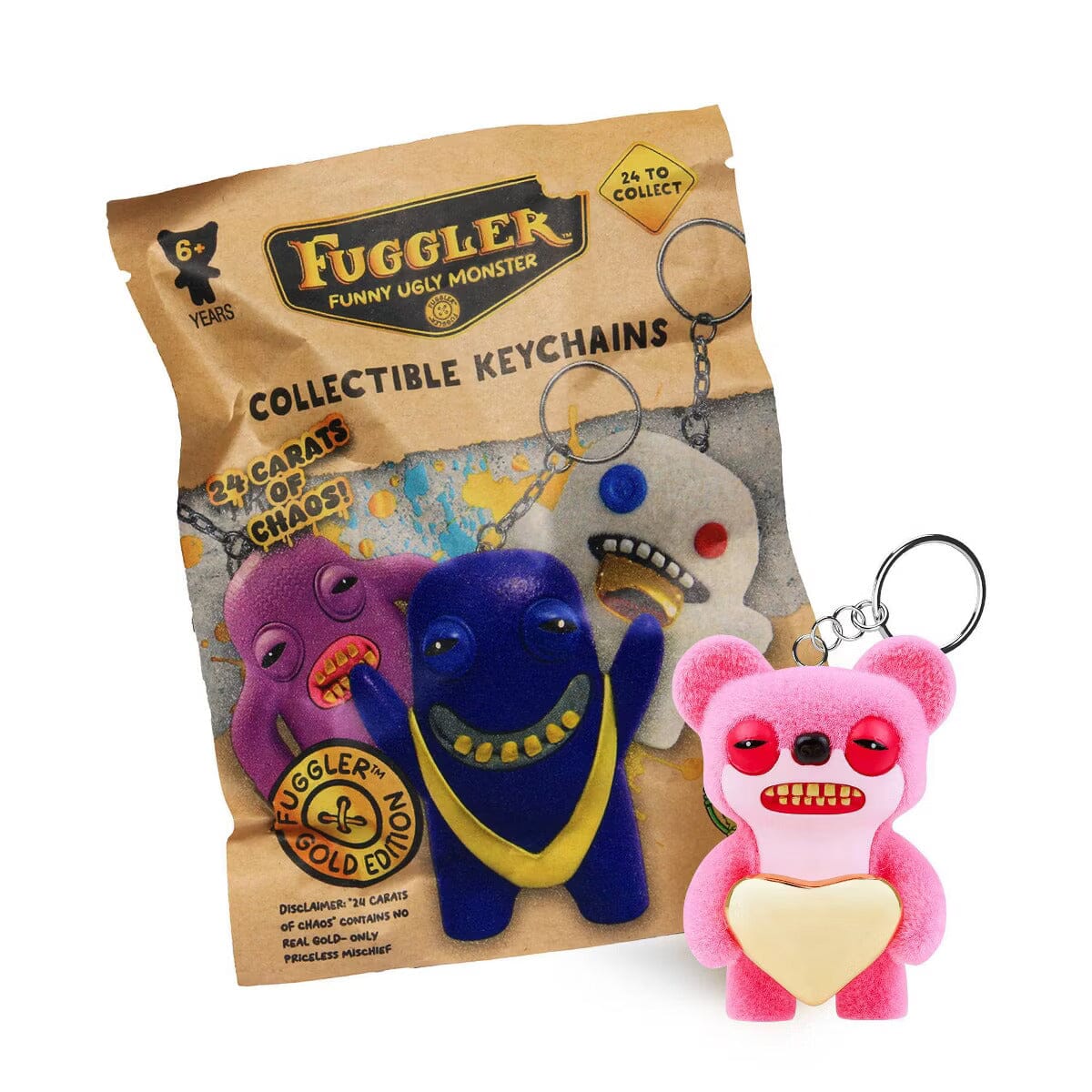 Fuggler Keychain Gold Edition Blind Bag Simple Fuggler 