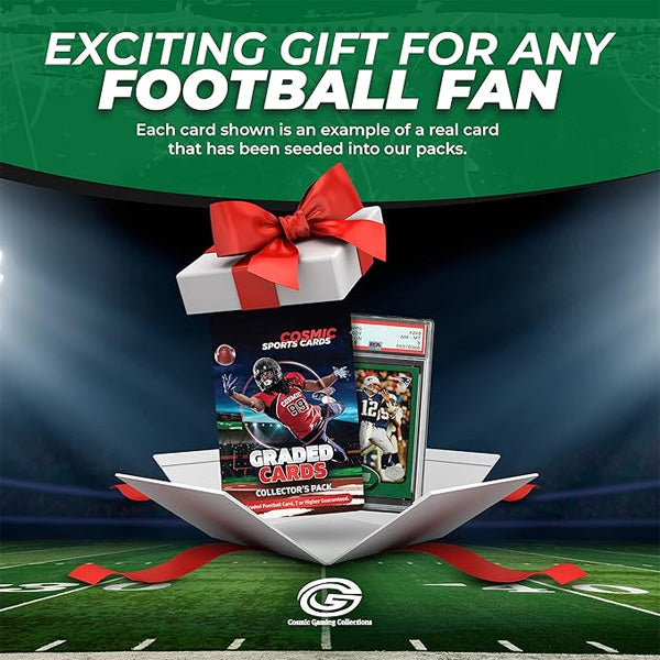Cosmic Gaming Collections: NFL Trading Card Pack Grade 7+ Guaranteed Cosmic Gaming Collections: NFL Trading Card Pack Grade 7+ Guaranteed