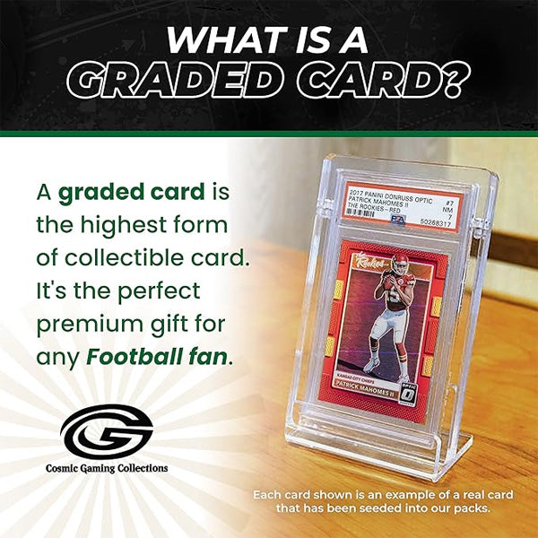 Cosmic Gaming Collections: NFL Trading Card Pack Grade 7+ Guaranteed Cosmic Gaming Collections: NFL Trading Card Pack Grade 7+ Guaranteed
