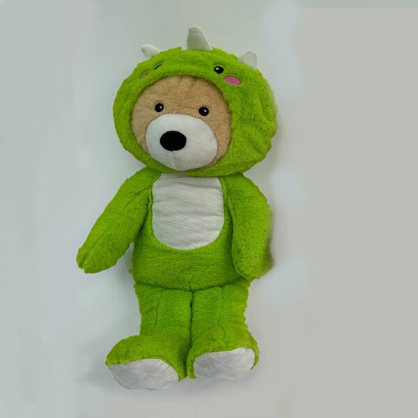 Weighted Plushies w/ Dino Hoodie | Multiple Styles Simple Showcase Green 