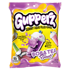 Gupperz Boba Tea Blast - 2.54oz Gummy Candy. Simple Showcase 