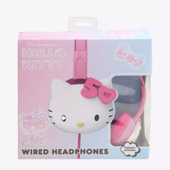 Hello Kitty Sanrio 50th Anniversary Squishy Wired Headphones "Showcase Exclusive" Simple Hello Kitty 