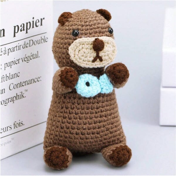 Otter Crochet Plush Toy Simple Exclusive 