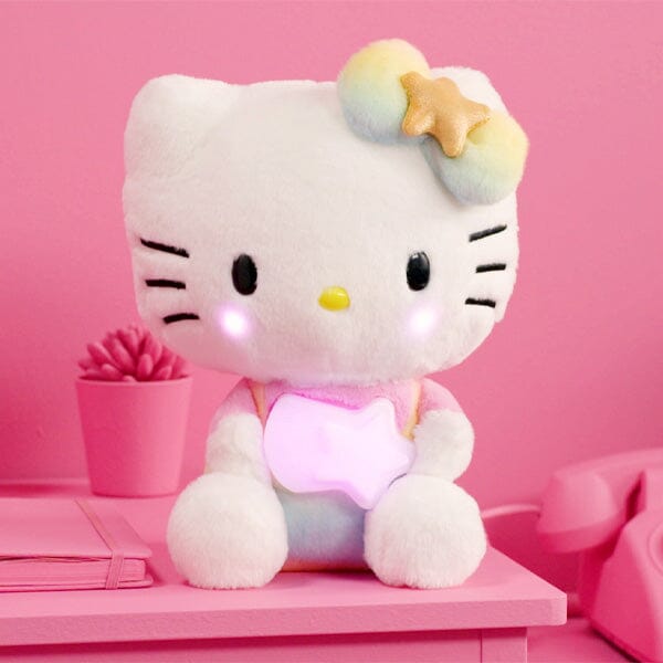 Sanrio Hello Kitty 10" Light-Up Rainbow Plush Simple Hello Kitty 