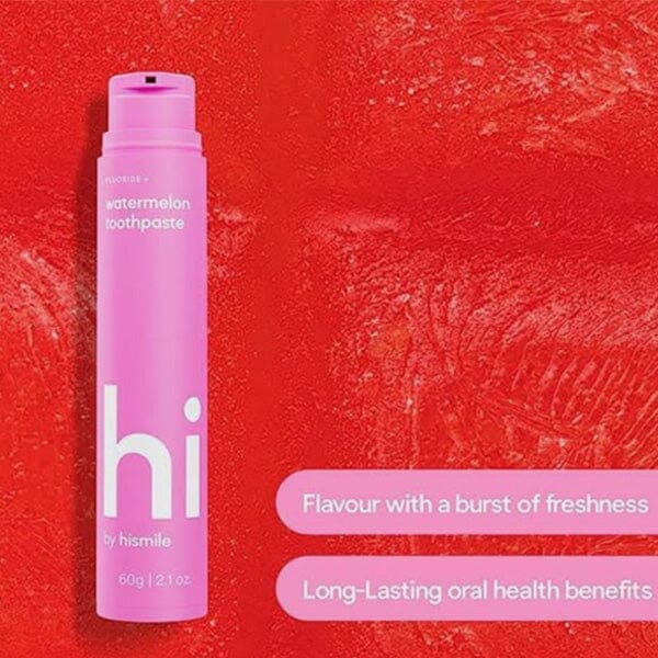 HiSmile: Anti-Cavity Toothpaste | Watermelon Flavor Simple Showcase 