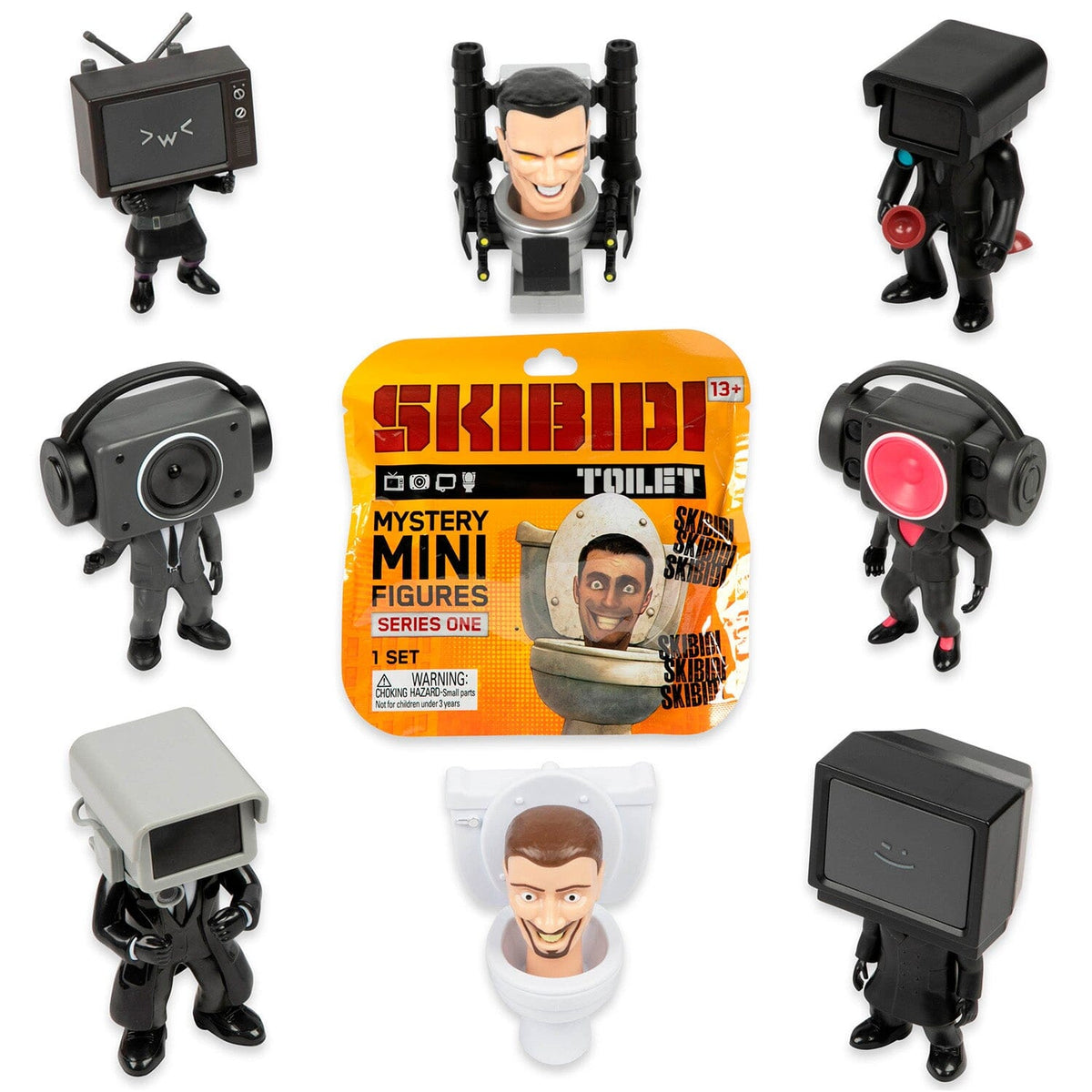 Skidibi Toilet Mini Mystery Figures Series 1 Simple Exclusive 