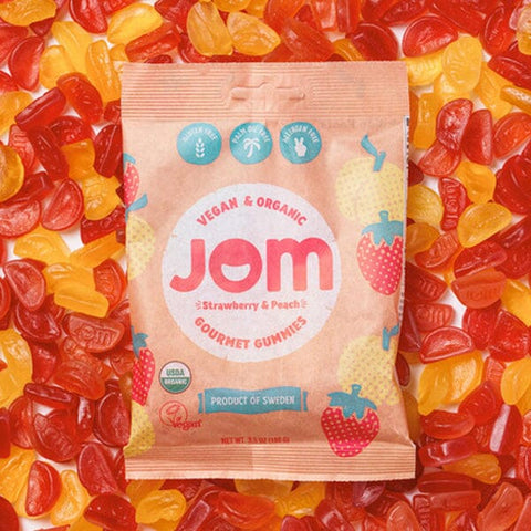 JOM Gourmet Gummies: Strawberry & Peach (3.5 oz)