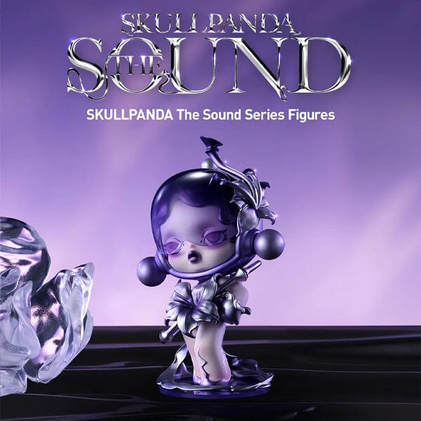 Pop Mart x Skullpanda: The Sound Series Figurine Blind Box Assorted (1pc) Simple SKULLPANDA 