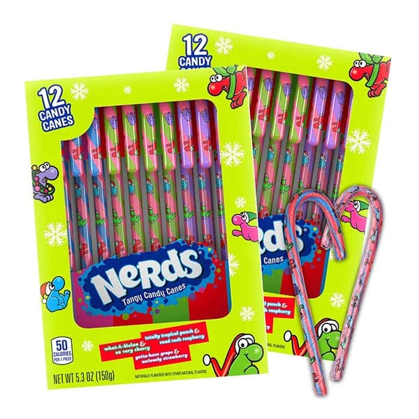 Nerds Tangy Candy Canes (12pk) Simple Maynards 