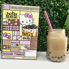 Hello Kitty x A-Sha Boba Kit Brown Sugar Milk Tea Simple Showcase 